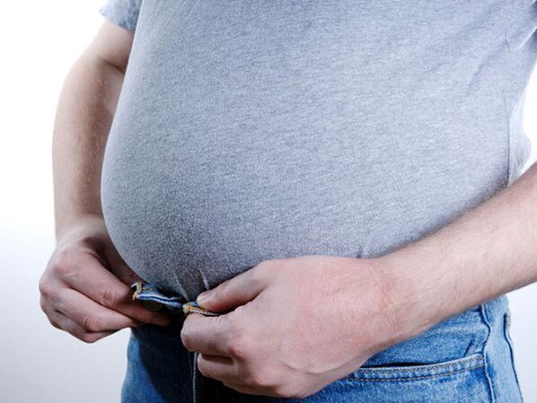 Being overweight in men is a cause of potency problems